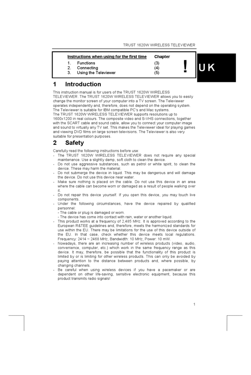 Trust 1620W quick start guide