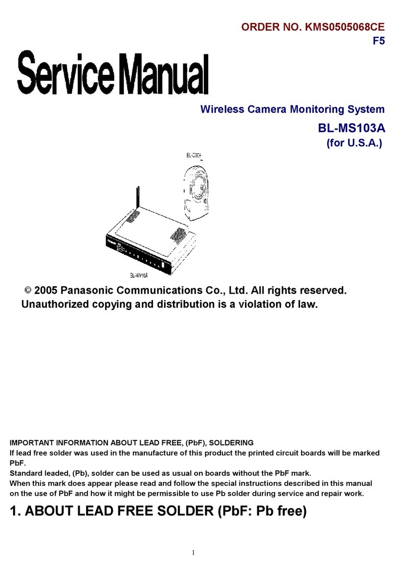 Panasonic BL-MS103A User manual