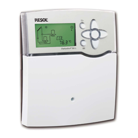 Resol DeltaSol BX L User manual