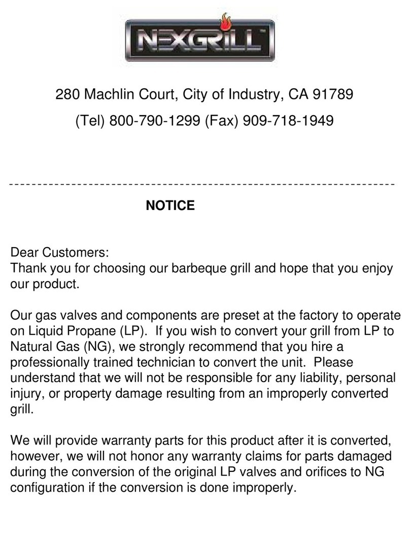 Nexgrill 720-0582B manual