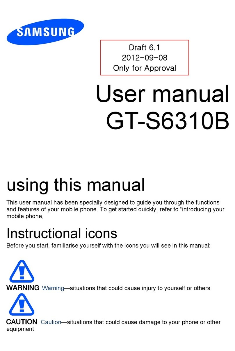 Samsung GT-S6310B User manual