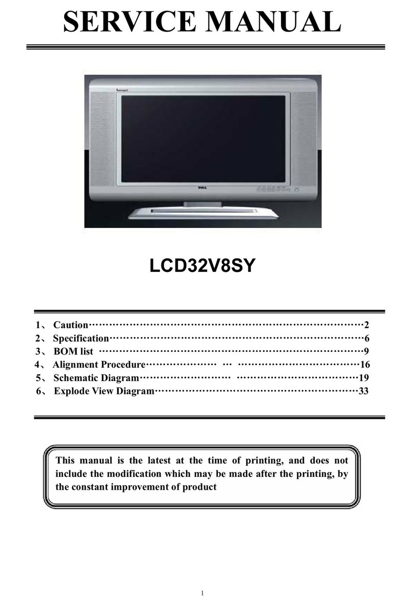 TCL LCD32V8SY User manual