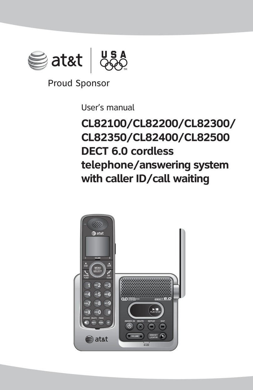 AT&T CL82200 User manual