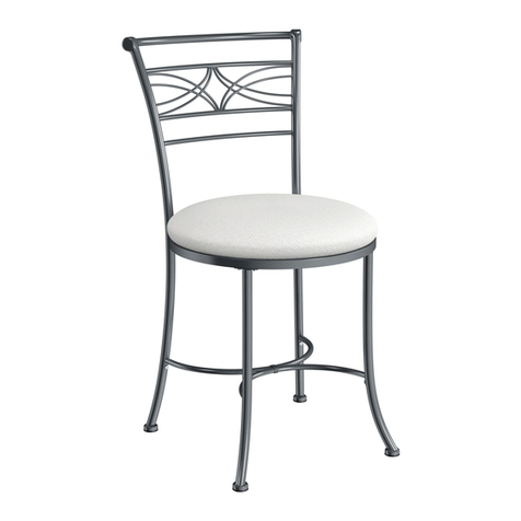 Hillsdale Furniture Dutton Vanity Stool 50941 Assembly instructions Hillsdale Furniture Dutton Vanity Stool 50941 Assembly instructions