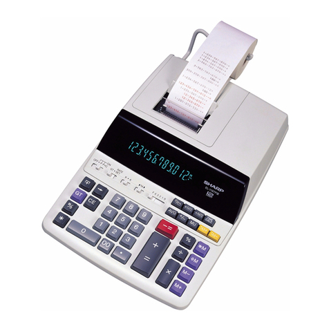 Sharp EL1197PIII - Printing Calculator, 12-Digit User manual