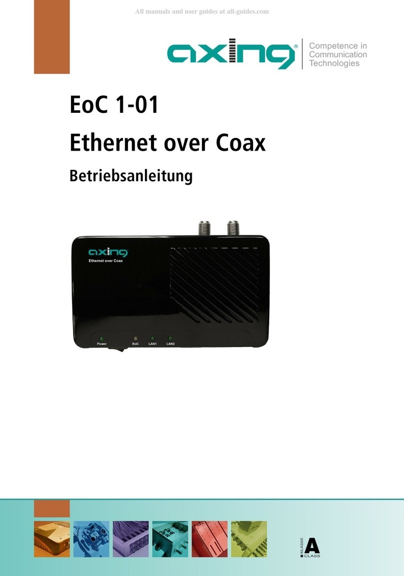 axing EoC 1-01 User manual axing EoC 1-01 User manual