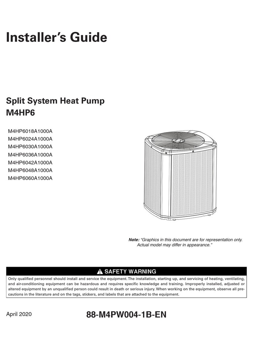 Ameristar M4HP6018A1000A Installer's guide