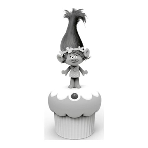 eKids DreamWorks Trolls Dancing Troll quick start guide