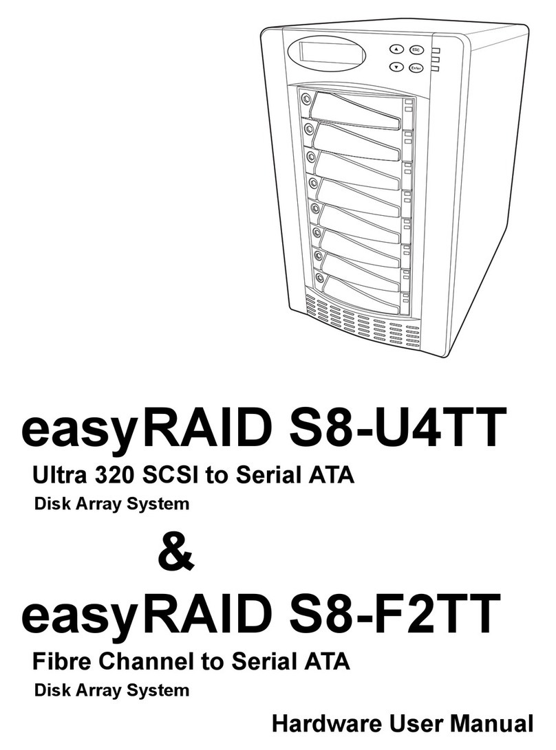 easyRAID S8-U4TT Instructions for use easyRAID S8-U4TT Instructions for use