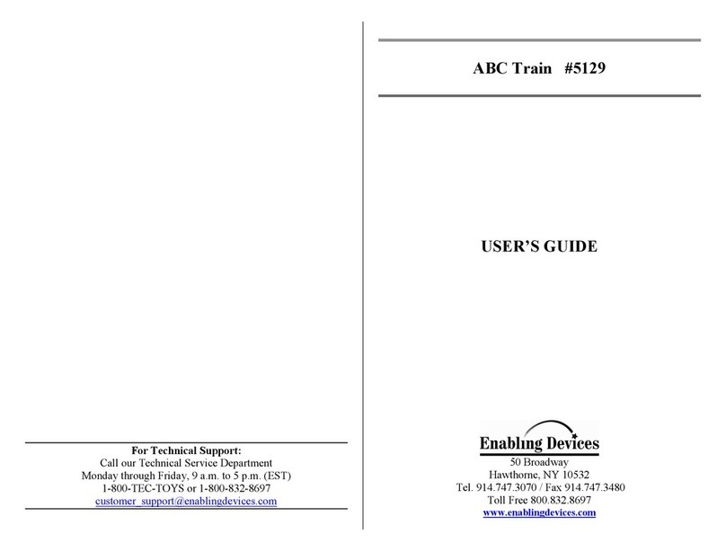 Enabling Devices ABC Train 5129 User manual