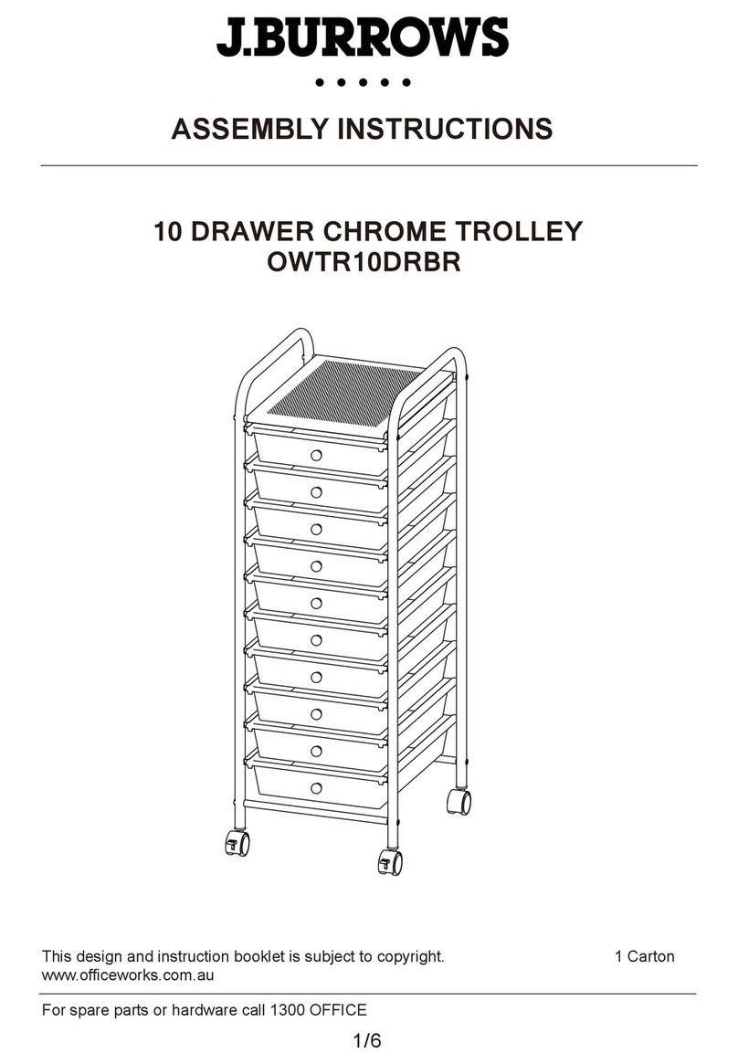 J.Burrows OWTR10DRBR Assembly instructions