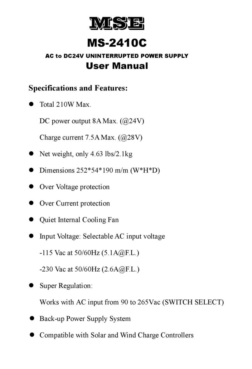 MSE MS-2410C user manual