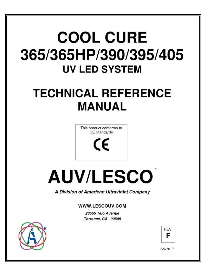 Lesco Cool Cure 365 Technical reference manual