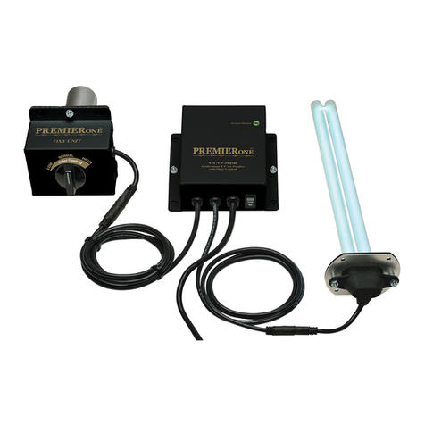 PremierOne MUV7-100TR Installation and operating instructions