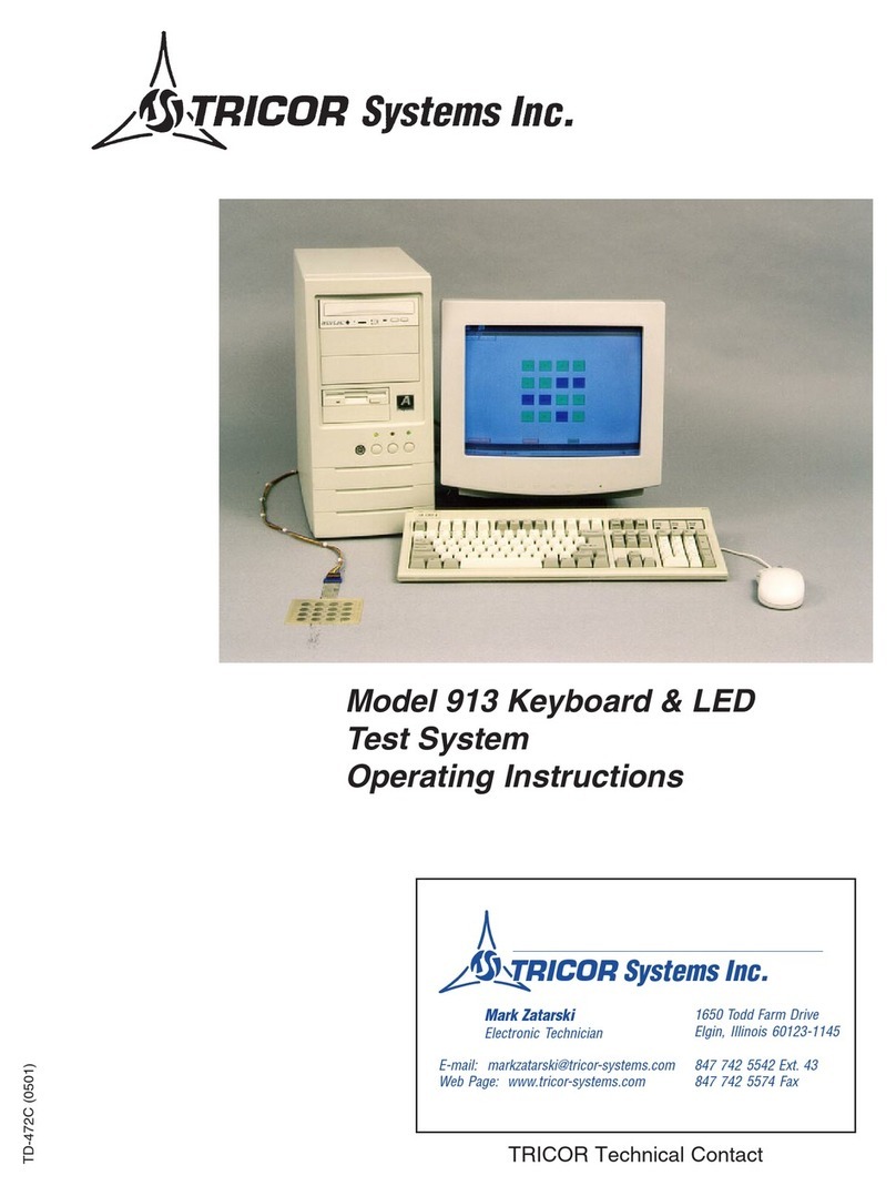Tricor 913 User manual