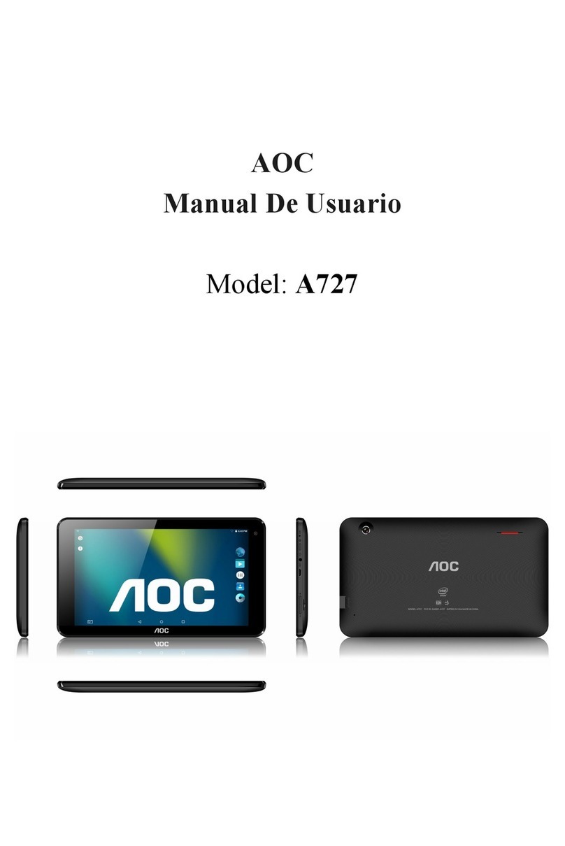 AOC A727 user manual
