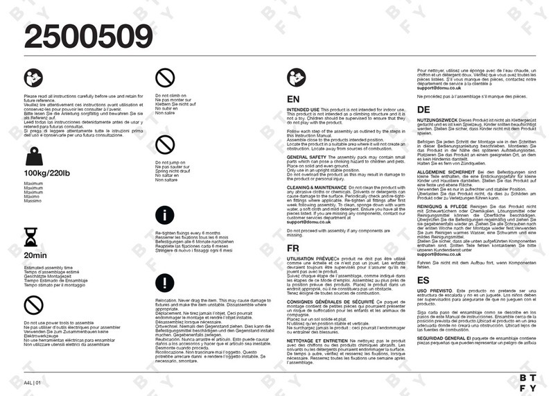 BTFY 2500509 quick start guide BTFY 2500509 quick start guide