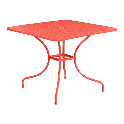 Flash Furniture CO-6-RED-GG Assembly instructions