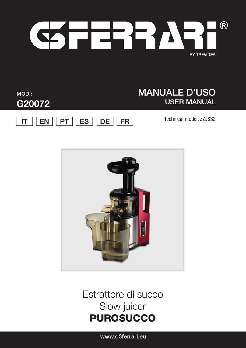 TREVIDEA G3 Ferrari PUROSUCCO user manual