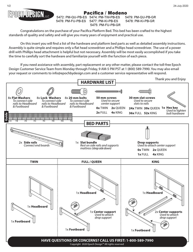 Epoch Design Pacifica quick start guide