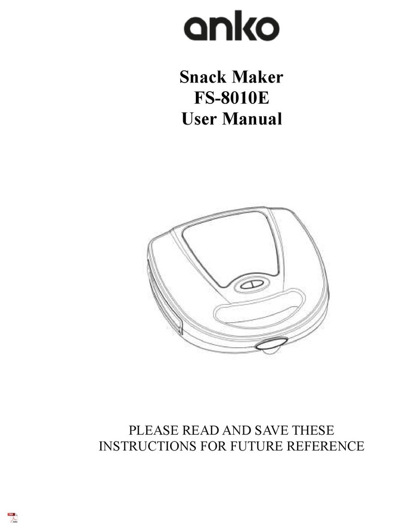 anko FS-8010E User manual