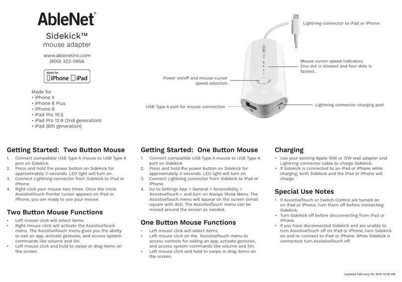 AbleNet Sidekick quick start guide