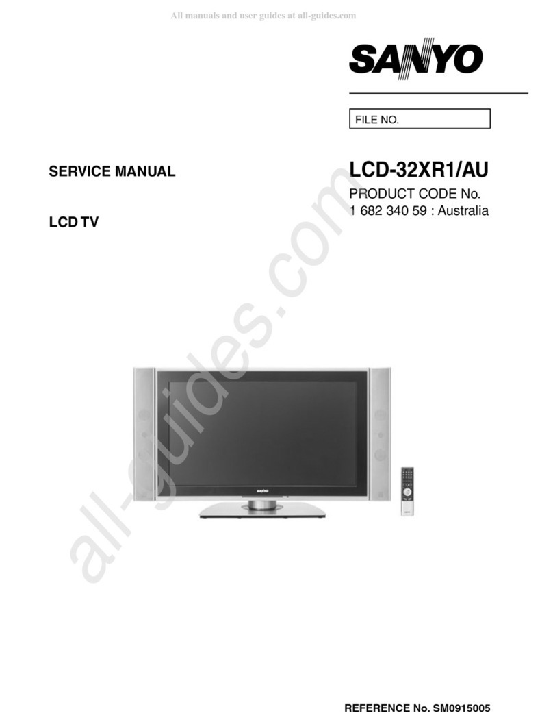 Sanyo LCD-32XR1/AU User manual