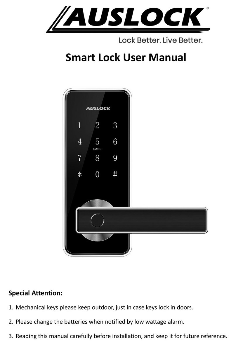 Auslock H11B Only user manual