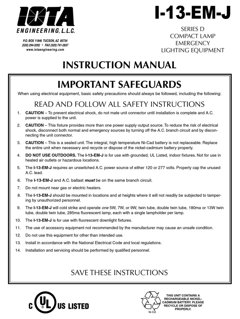 IOTA D Series instruction manual
