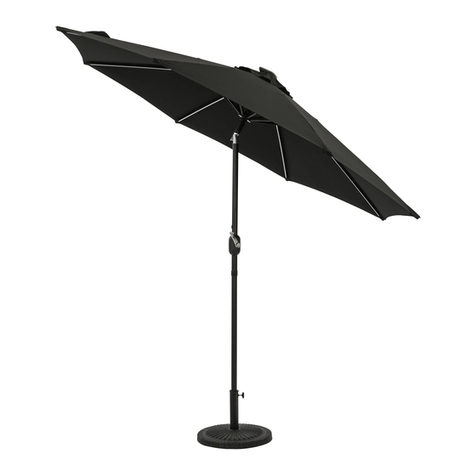 Island Umbrella NU6847 Assembly instructions