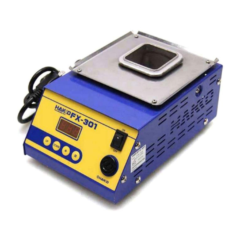 Hakko Electronics FX-301 User manual Hakko Electronics FX-301 User manual