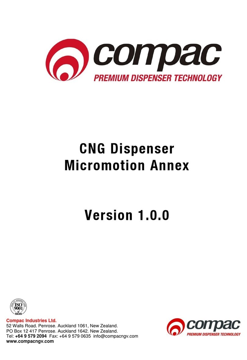 Compac Micromotion CNG50 User manual