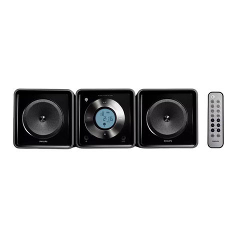 Philips MICRO HI-FI SYSTEM MC108B User manual