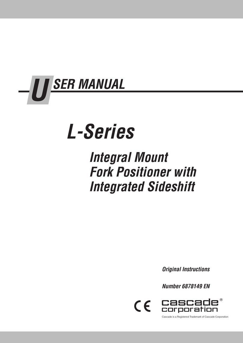 cascade corporation L Series user manual