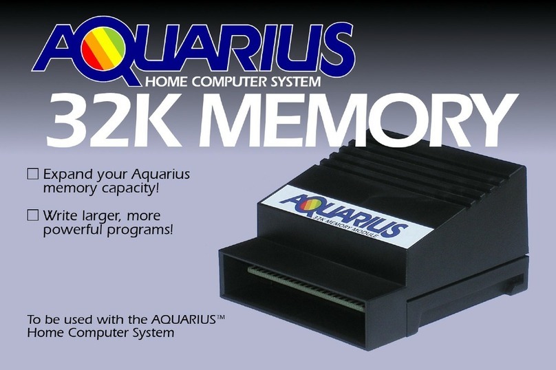 AQUARIUS 32K Memory quick start guide