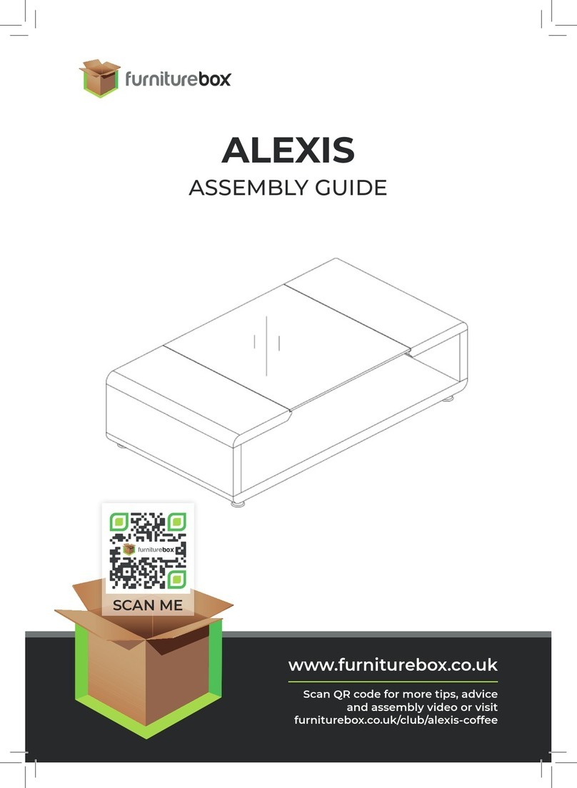 FURNITUREBOX ALEXIS Assembly guide FURNITUREBOX ALEXIS Assembly guide