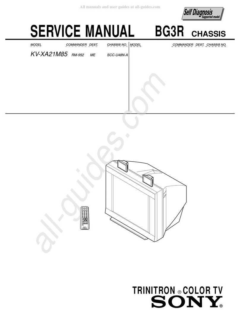 Sony Trinitron KV-XA21M85 User manual