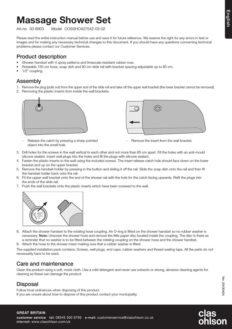 Clas Ohlson COSSHO407542-03-02 User manual