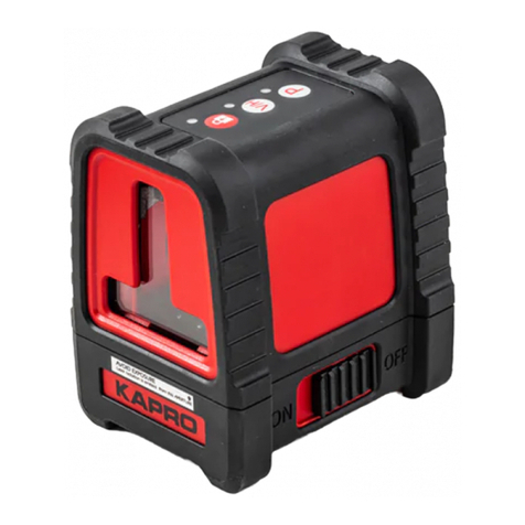 Kapro Prolaser Plus 870 User manual