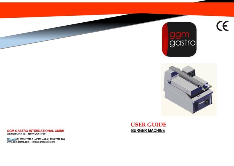 GGM gastro GGM-BRG01-E15-0001 user guide