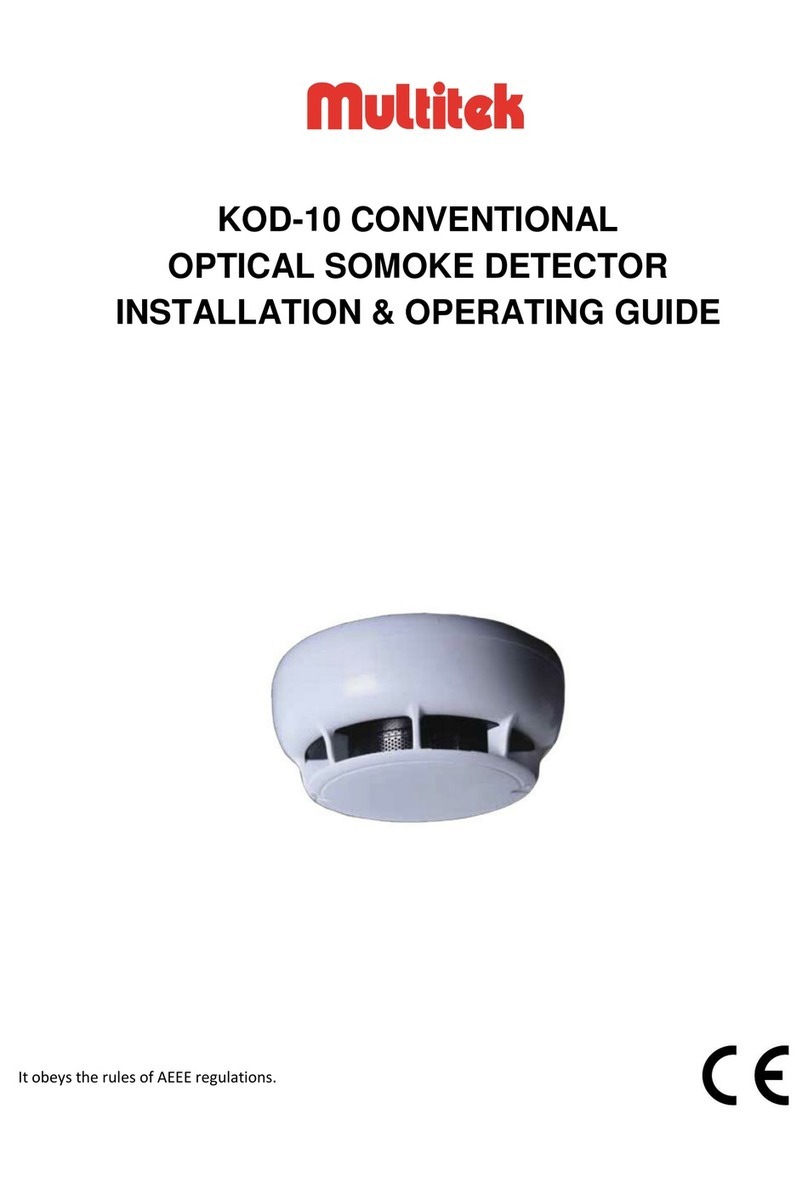 Multitek KOD-10 Installation & operating guide