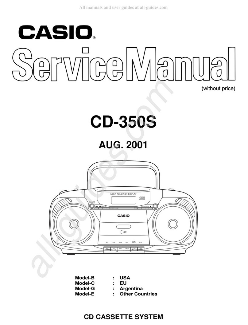 Casio CD-350S User manual