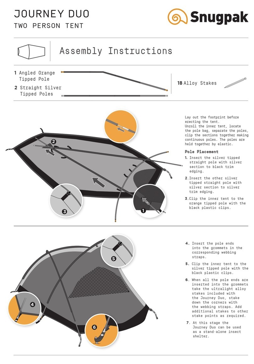 Snugpak JOURNEY DUO User manual Snugpak JOURNEY DUO User manual