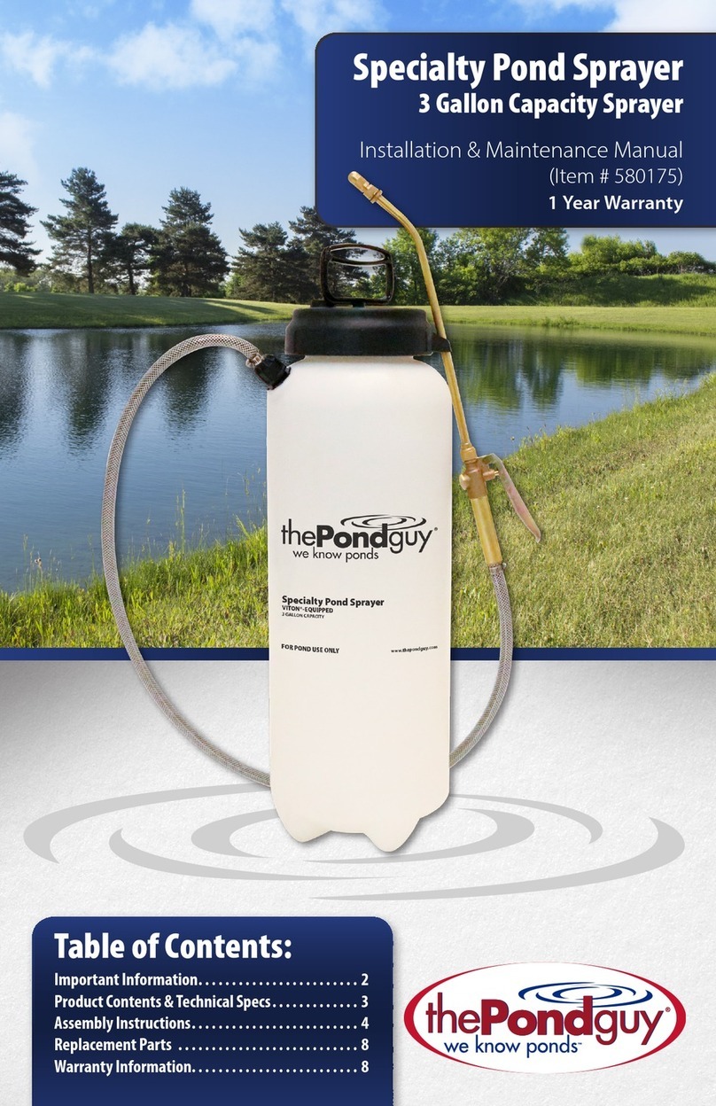 ThePondguy 580175 Installation & maintenance manual