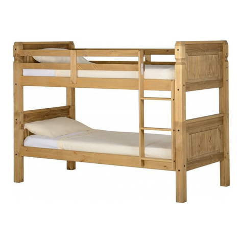 Seconique PANAMA 3' BUNK BED Assembly instructions
