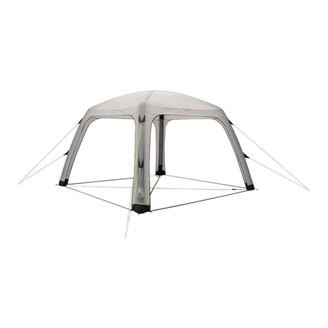 Outwell AIR SHELTER quick start guide