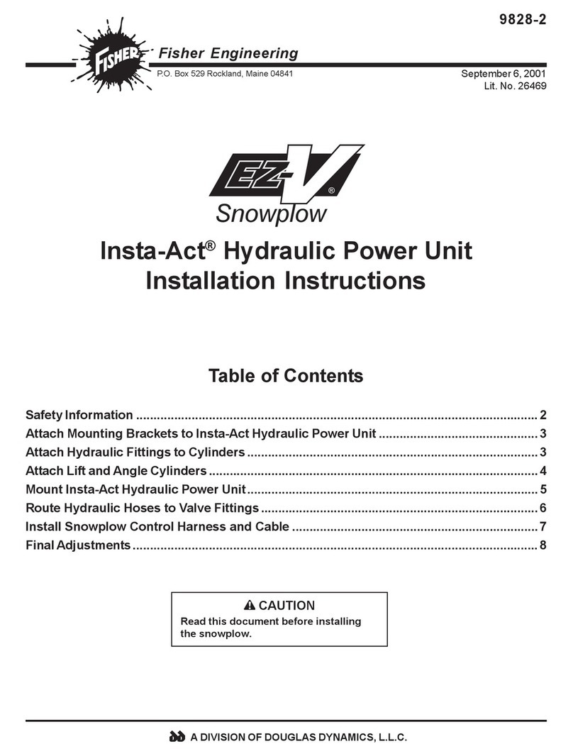 Fisher Engineering Insta-Act Snowplow User manual