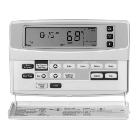 Honeywell Deluxe Programmable Thermostat Operation user's manual Honeywell Deluxe Programmable Thermostat Operation user's manual