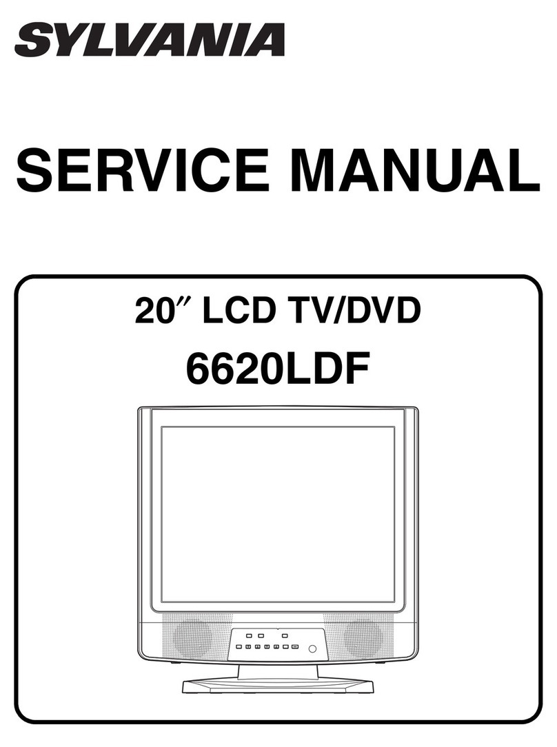 Sylvania 6620 LDF Service manual
