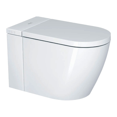 DURAVIT SensoWash i Lite 620000 2 0310 Series Mounting instructions